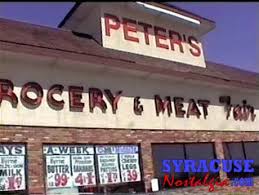 peters groceries old store front